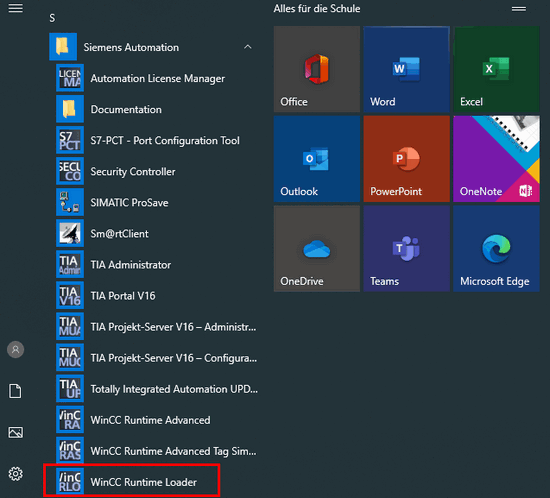 Autostart  WinCC Runtime Advanced (TIA Portal) Autostart  WinCC Runtime Advanced (TIA Portal)