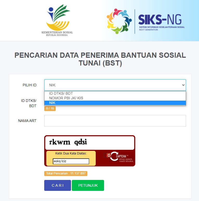 Cek Kepsertaan Penerima BST Rp 500 Ribu 

