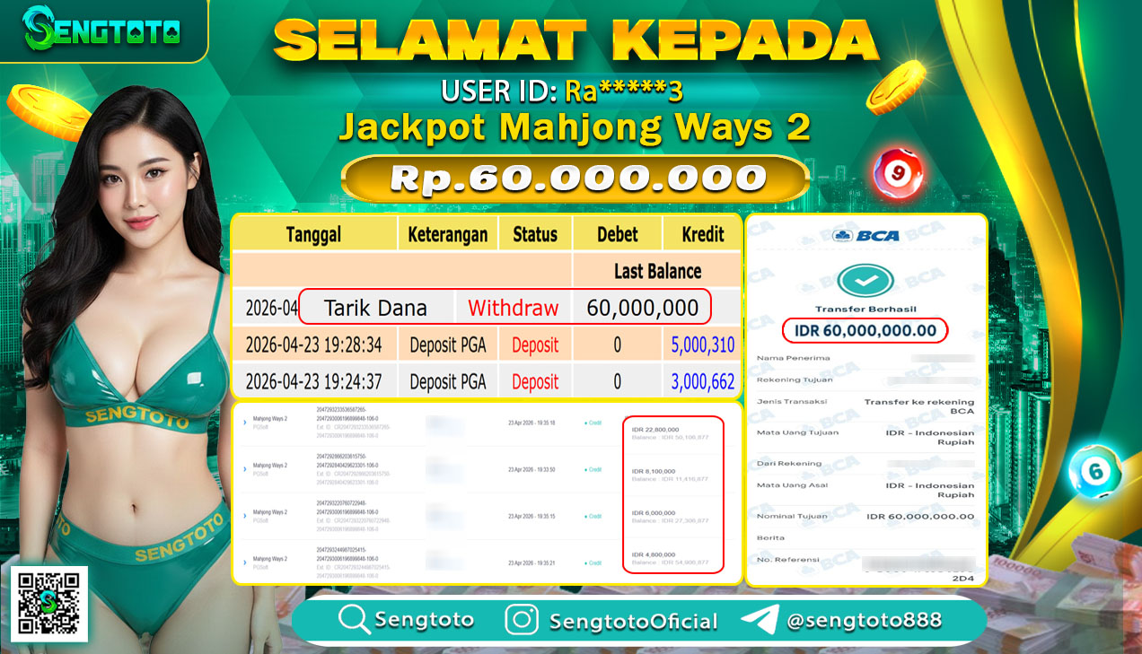 BUKTI PEMBAYARAN SLOT MAHJONG WAYS 2