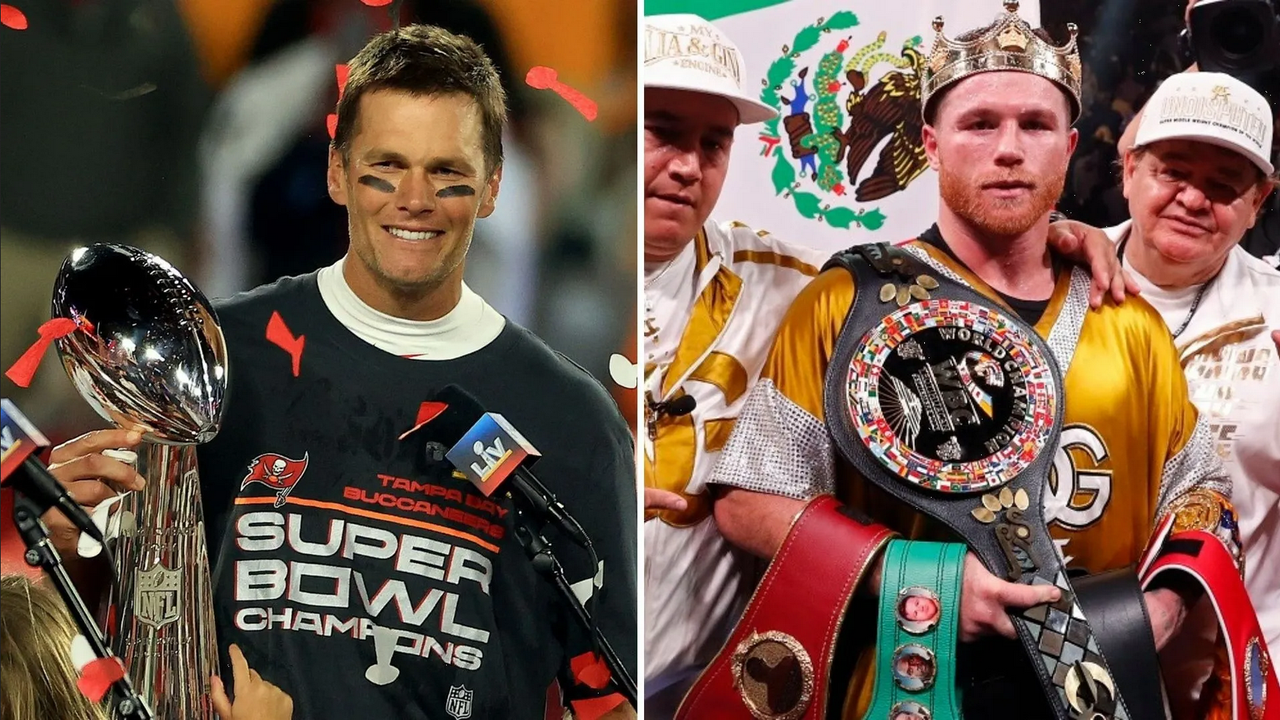 Tom Brady se deshace en elogios con Canelo Álvarez previo a pelea vs Charlo