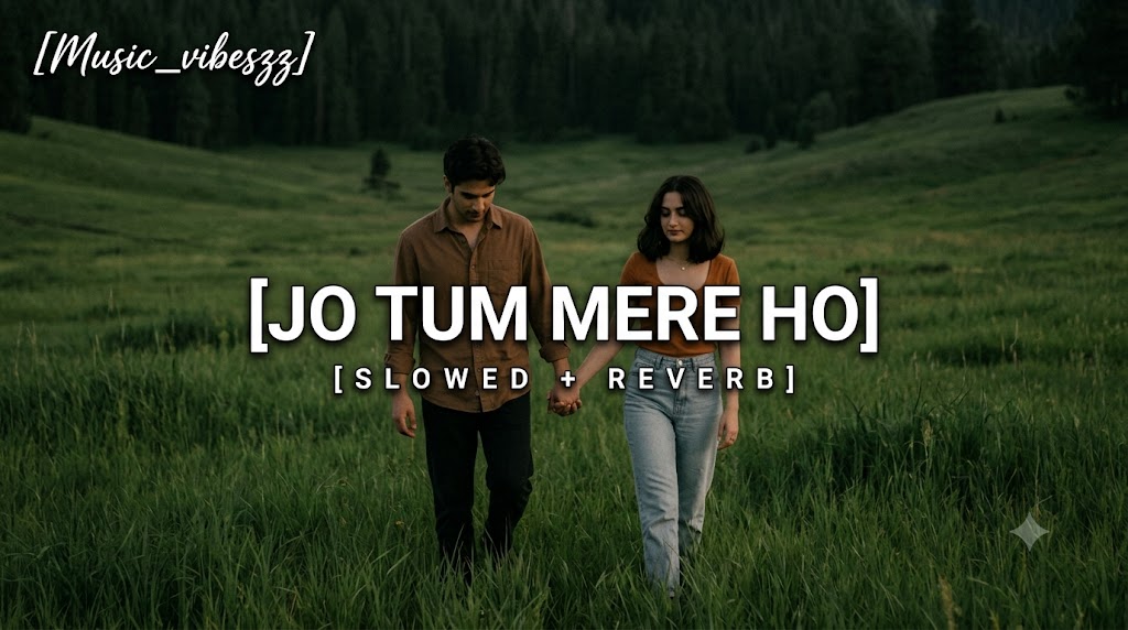 AI-generated example result for the youtube-thumbnail prompt: Jo Tum Mere Ho Thumbnail – Slowed Reverb Couple Field Design AI YouTube Thumbnail Prompt