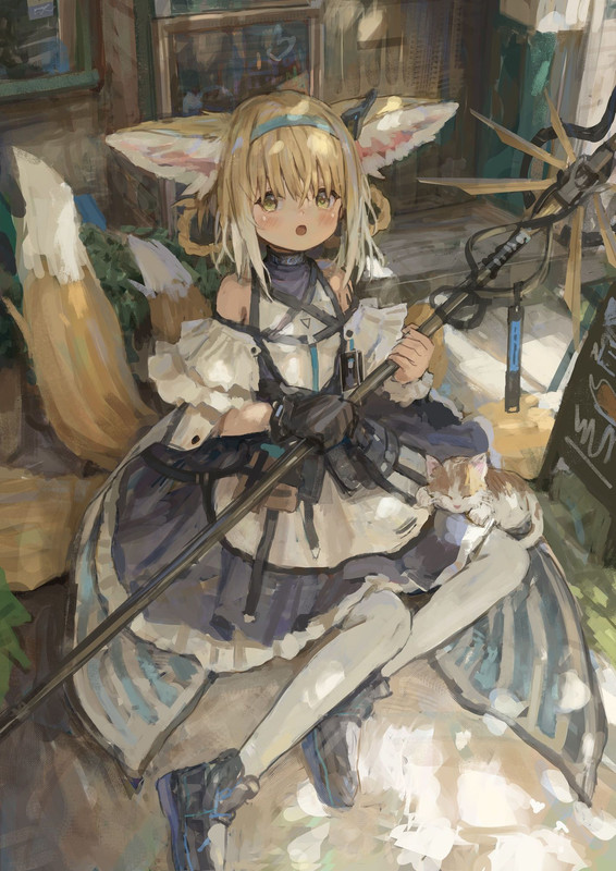 suzuran-arknights-drawn-by-shion-mirudakemann-40c746083181fa873c0147d8229d64b0-1