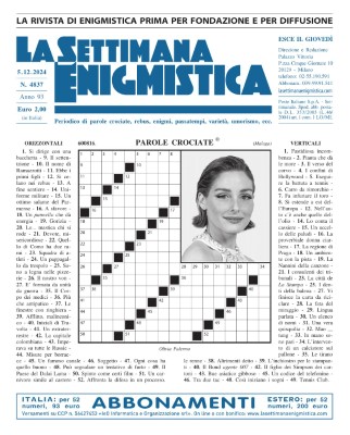 La Settimana Enigmistica N.4837 - 05 Dicembre 2024