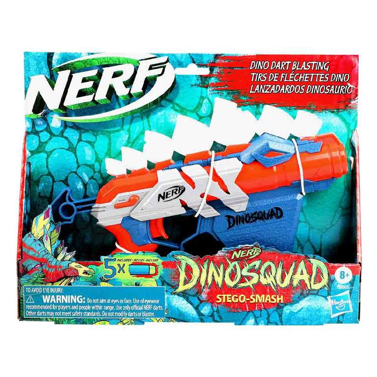 Chedraui: Lanzador Nerf DinoSquad - Stego-Smash 
