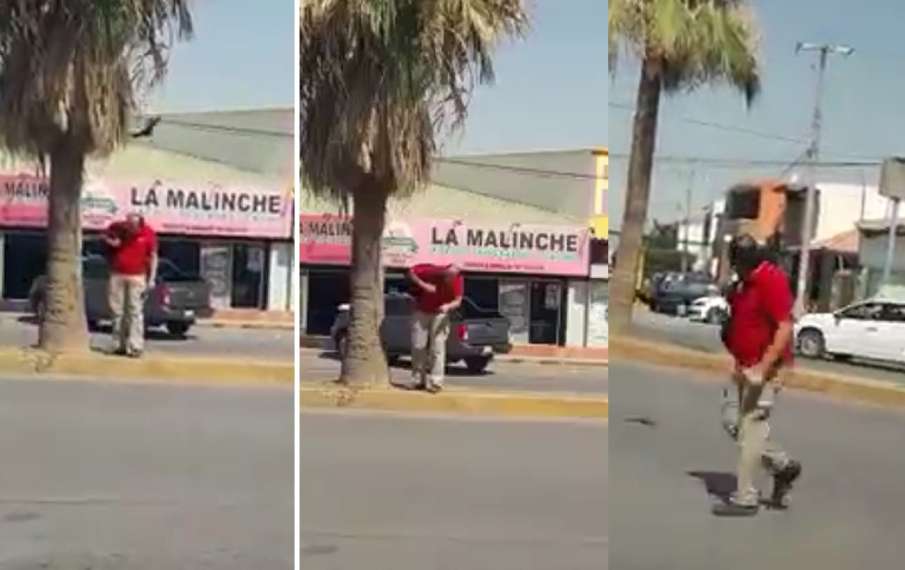Hombre es atacado por aves zanates, le picotearon la cabeza y persiguieron