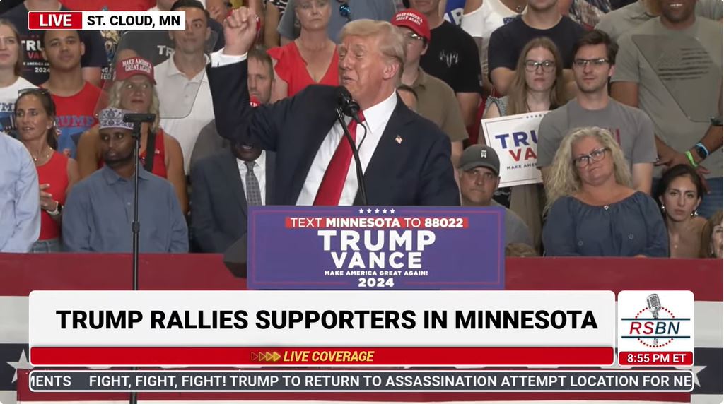 LIVE: President Trump and JD Vance Hold a Rally in St. Cloud, Minnesota ...