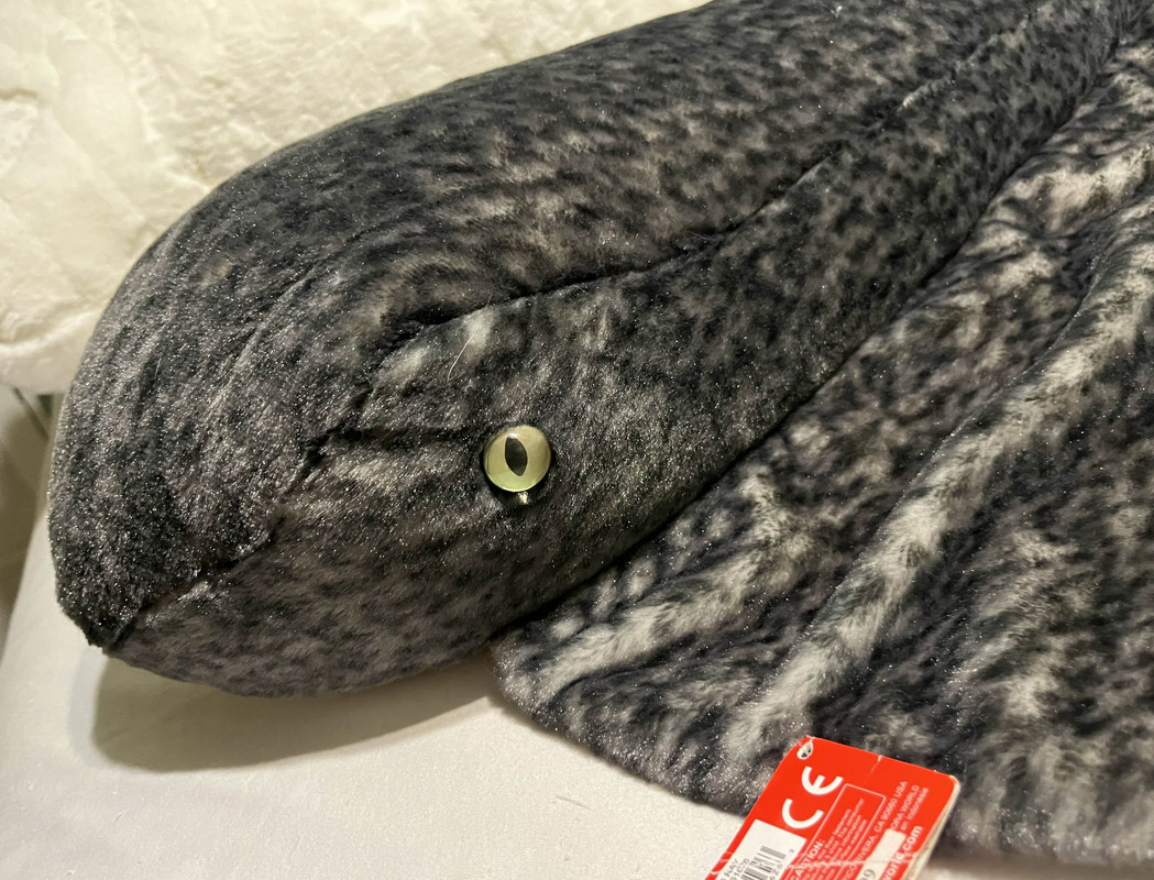Large Stingray Plush Closeup