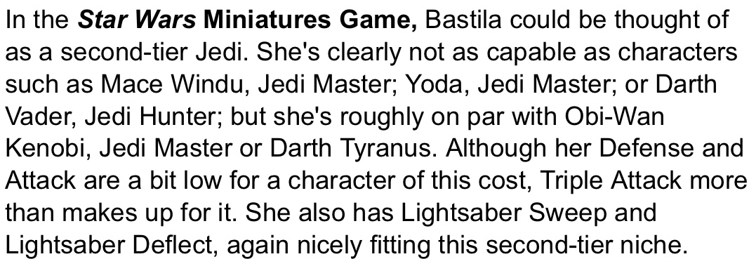 Vastly superior to Bastila Shan who was comparable to Obi Wan and Count Dooku even as a padawan