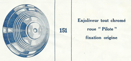 ENJOLIVA avec ou sans boulon central