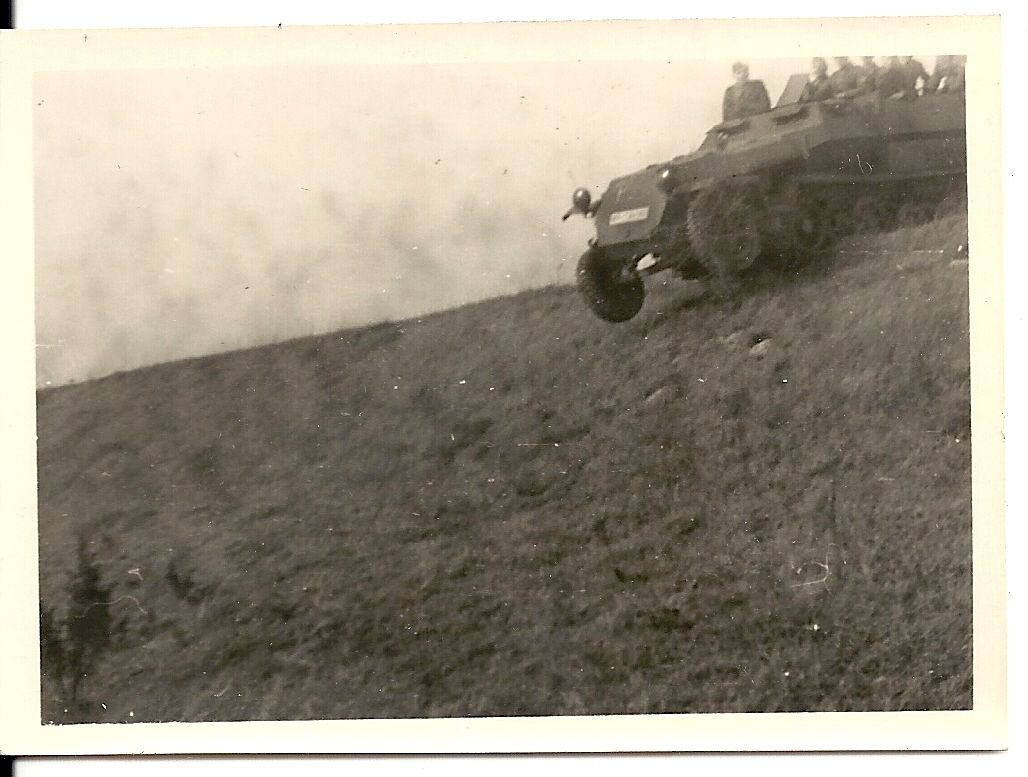 Orig.Foto Halbkette SdKfz Schützenpanzer Tank We
