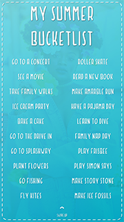 Instagram Stories Bucket List - 2