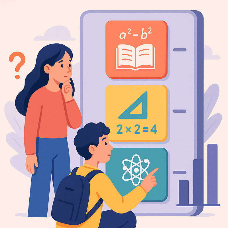 подбор занятий под предмет