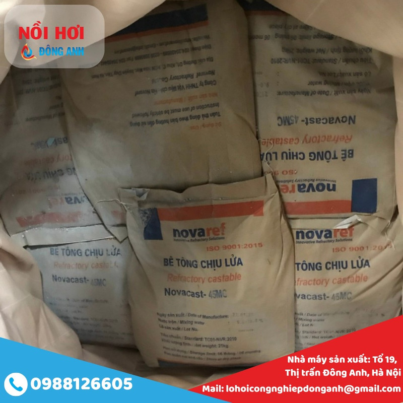bê tông chịu lửa 45mc