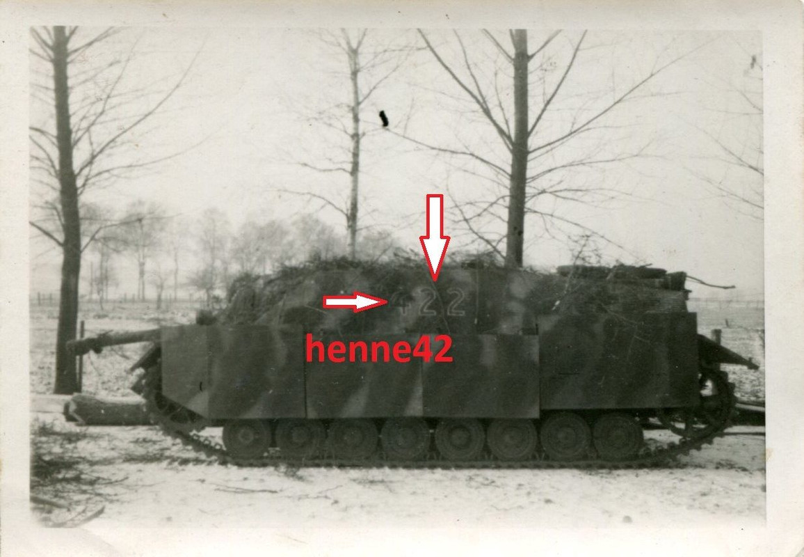 Foto Jagdpanzer IV Nr. 422 Sülze Kr. Celle 1944-