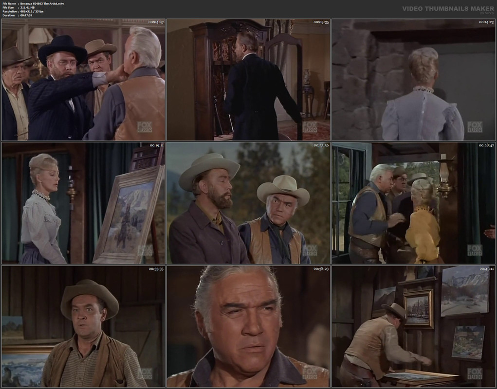 Bonanza S04E03 The Artist.mkv