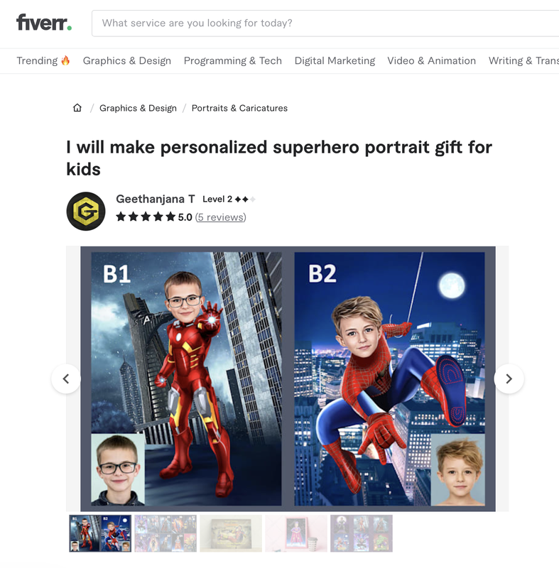 Fiverr example 1