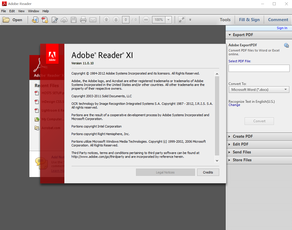 Adobe Reader XI