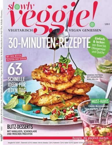 Slowly Veggie Magazin August No 05 2025
