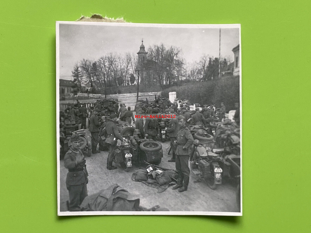 Foto, Kradschützen Batl. 6, Über Deutsch Orawitz Rumänien Karpaten