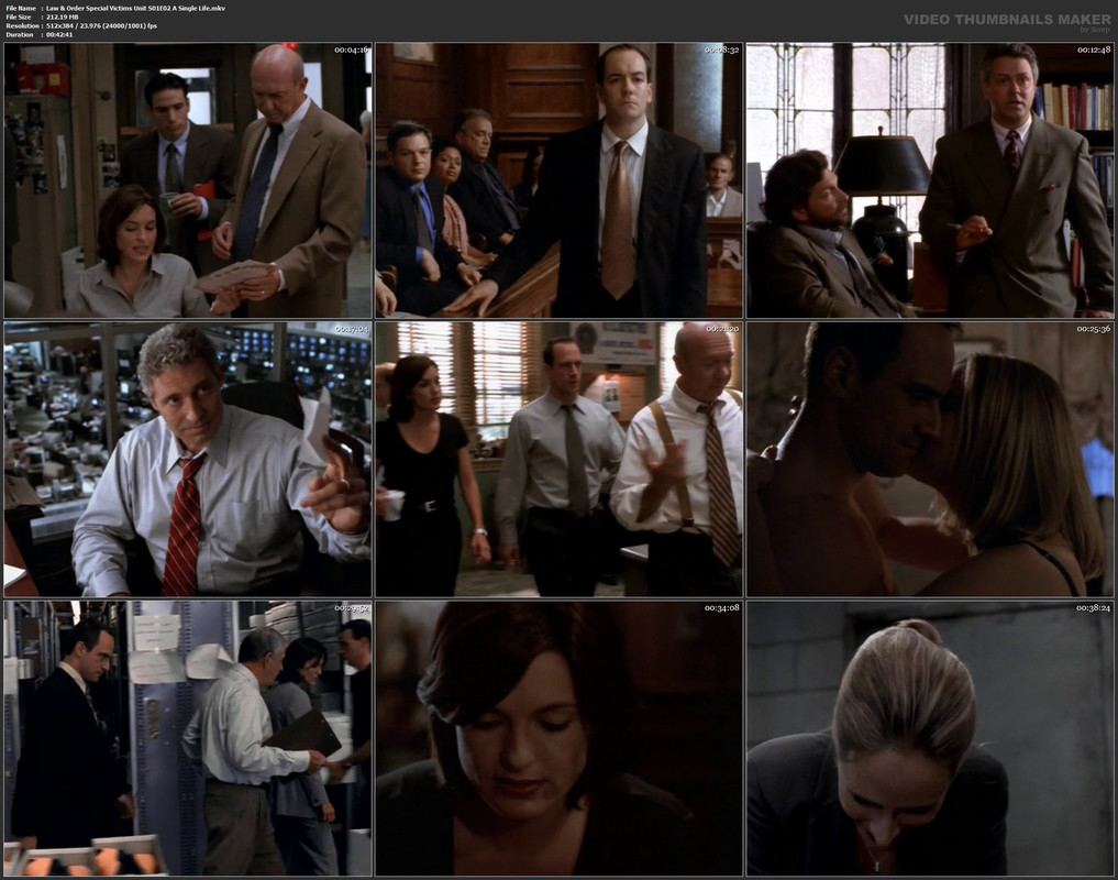 Law & Order Special Victims Unit S01E02 A Single Life.mkv