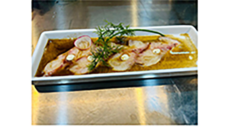 509. Carpaccio di branzino