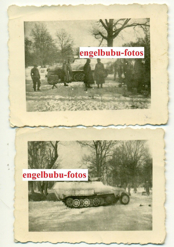 FOTO - SdKfz - Schützenpanzer - Tolle WINTER-TARNUNG