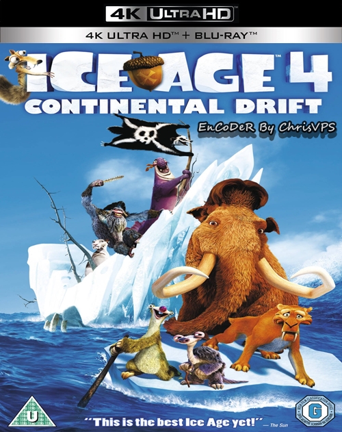 Epoka lodowcowa 4: Wędrówka kontynentów / Ice Age: Continental Drift (2012) MULTI.HDR.2160p.BluRay.DTS.HD.MA.DDP-ChrisVPS / DUBBING i NAPISY