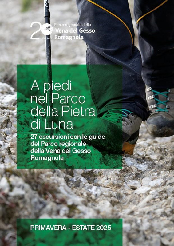 A piedi nel Parco della Pietra di Luna nel Parco regionale della Vena del Gesso Romagnola A piedi nel Parco della Pietra di Luna nel Parco regionale della Vena del Gesso Romagnola