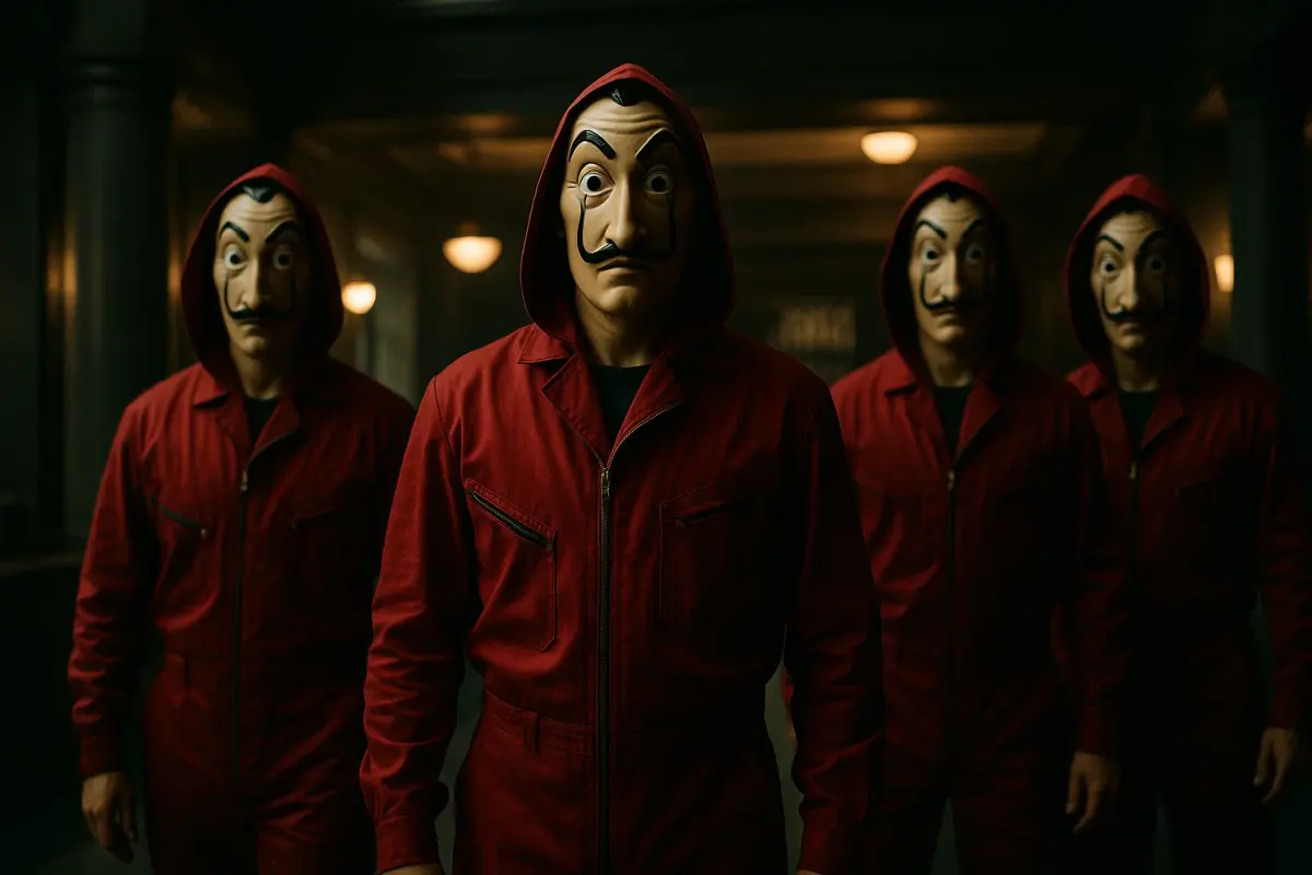 Грабители из сериала Бумажный дом