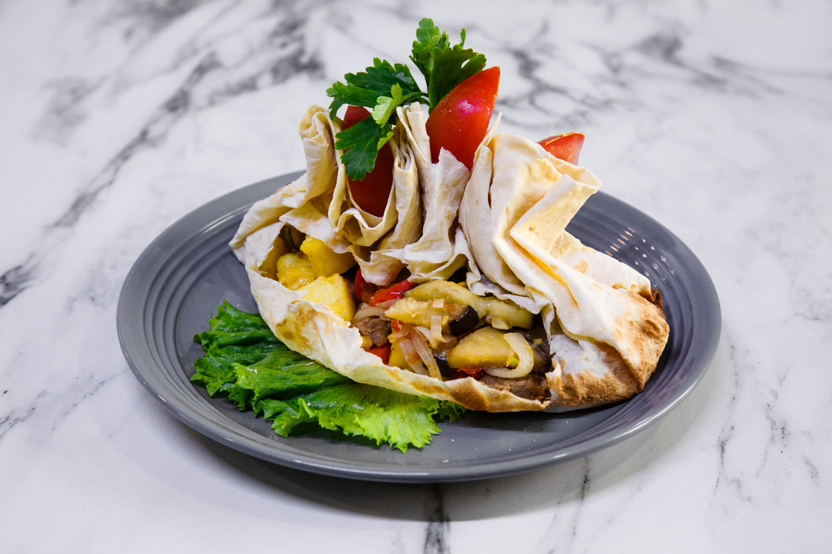 Овощи в гостях у мяса с говядиной (250г)