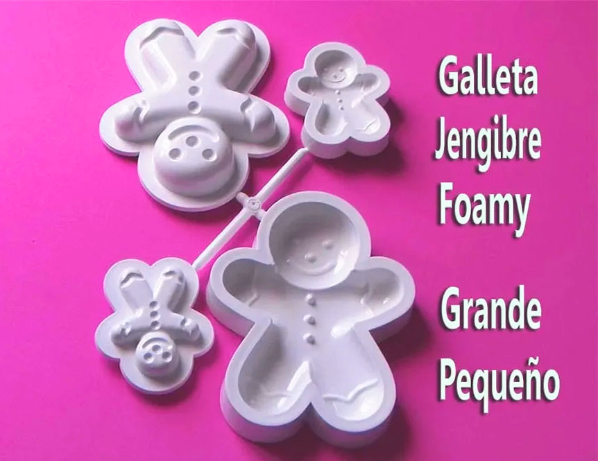 Molde Fomy galleta Jengibre para foamy fomi goma eva manualidades