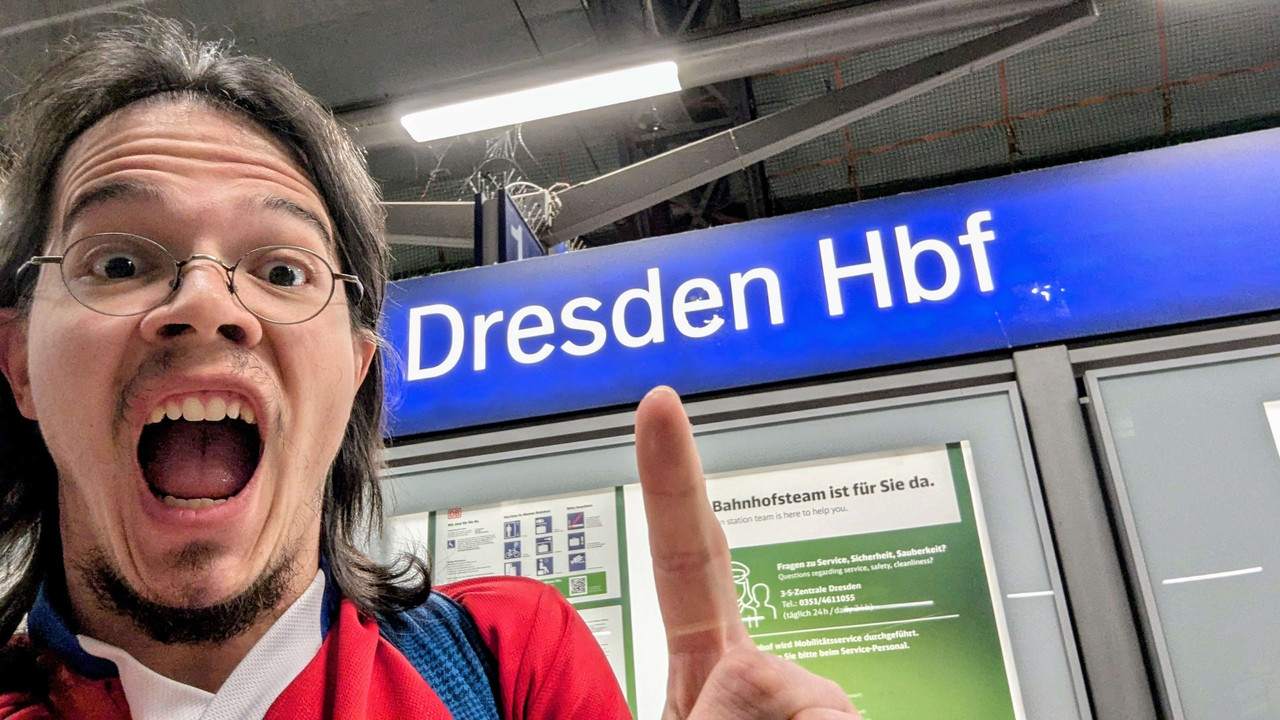 photo of Ignacio Rojas in Dresden Hbf