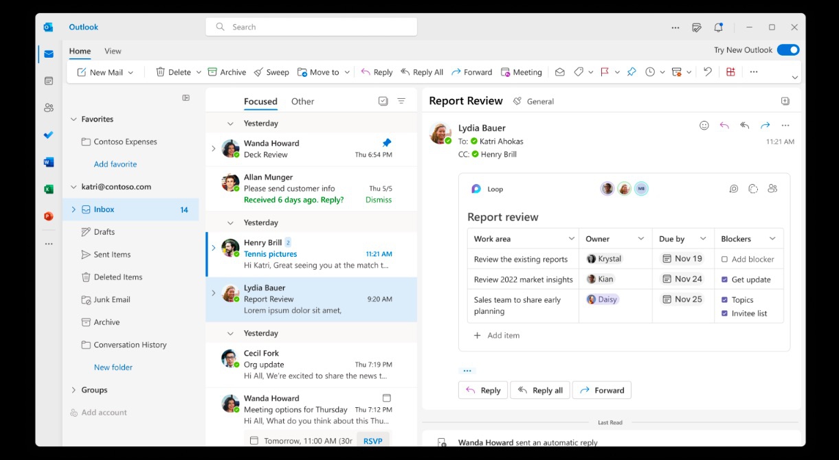 Al nuevo Outlook de Microsoft para Windows le faltan muchas características