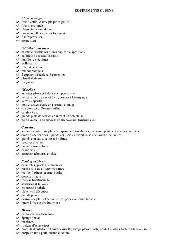 Equipements cuisine 0320206
