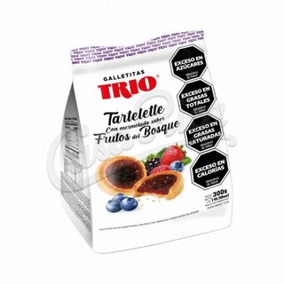 5664 | Masitas Trio Tartelette X 300 G-frutos Del Bosque