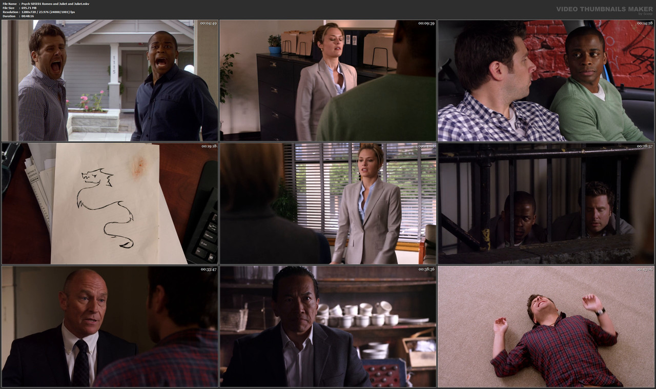 Psych S05E01 Romeo and Juliet and Juliet.mkv