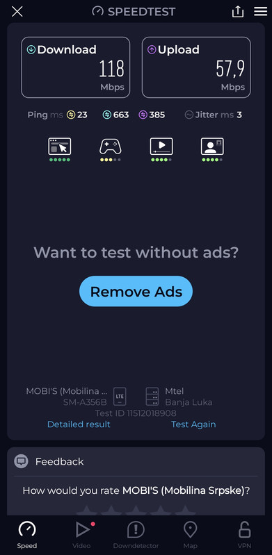 Screenshot 20260325 111809 Speedtest