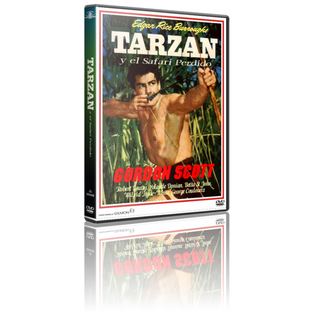 Portada - Tarzán y el Safari Perdido [DVD5 Custom] [Pal] [Cast/Ing] [Sub:Varios] [Aventuras] [1957]