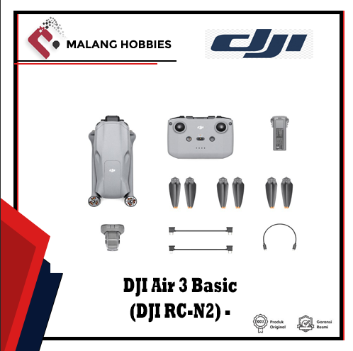 jual drone dji air 3 basic malang hobbies review spesifikasi 