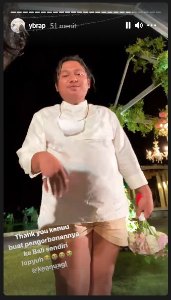 Keanu Agl ikut bahagia dengan pernikahan Reza Arap dan Wendy Walters