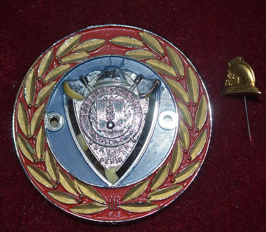 G Médaille sapeur pompiers french medal armée so