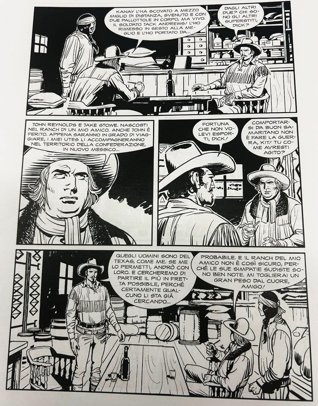 No proximo Speciale Tex Willer desenhado por Mario Atzori regressam Kate Warne e Kit Carson 4