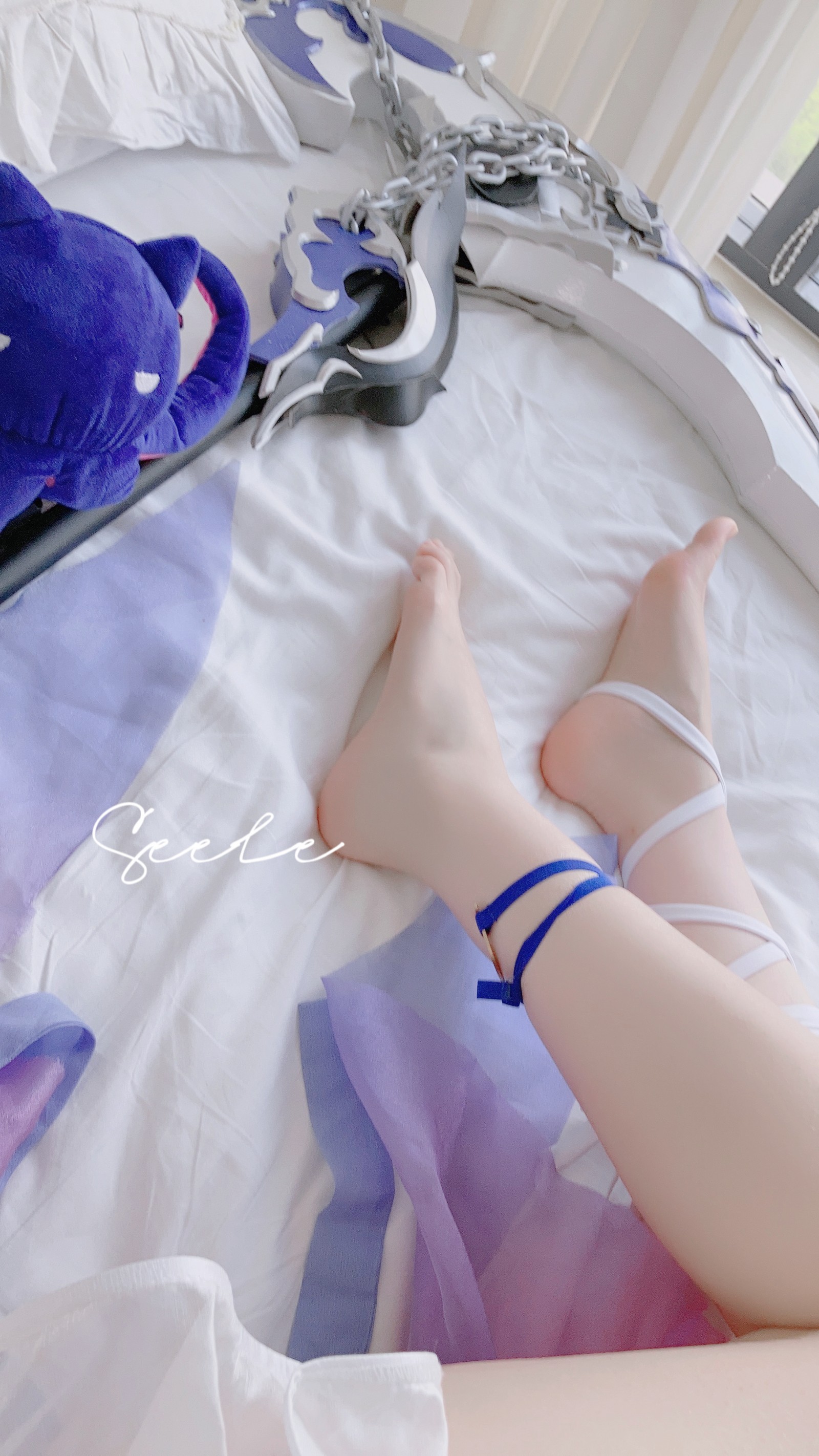 Seele麦麦彼岸浪花 Cosplay｜经典希儿海边高清写真（82P-460MB插图3