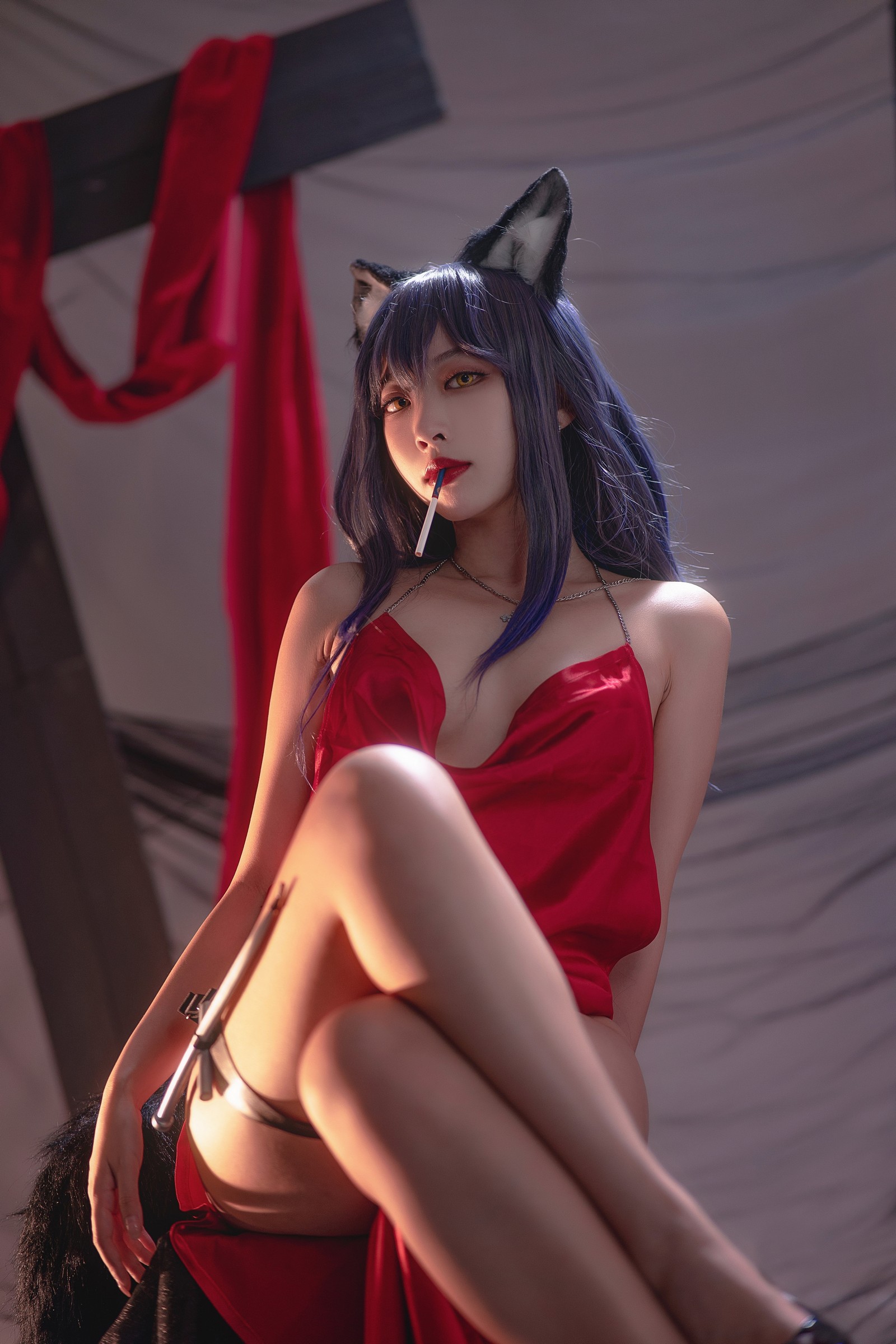 宮本桜 德克萨斯 同人礼服 Cosplay 写真｜明日方舟主题（23P｜193MB）插图7