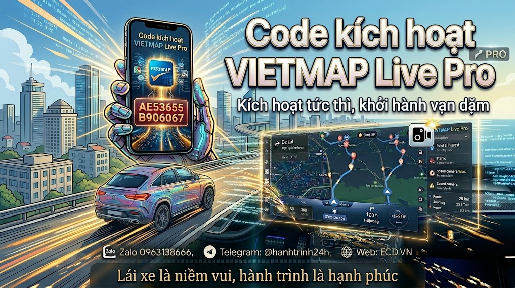code vietmap cho ô tô