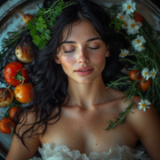 Garden wedding Black hear dream to be eaten 0 10