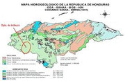 Mapa Hidrogeologico de Honduras