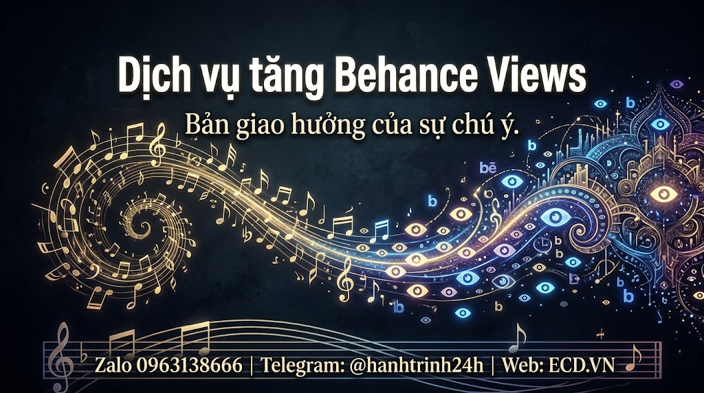 dịch vụ tăng behance views top behance freelancer