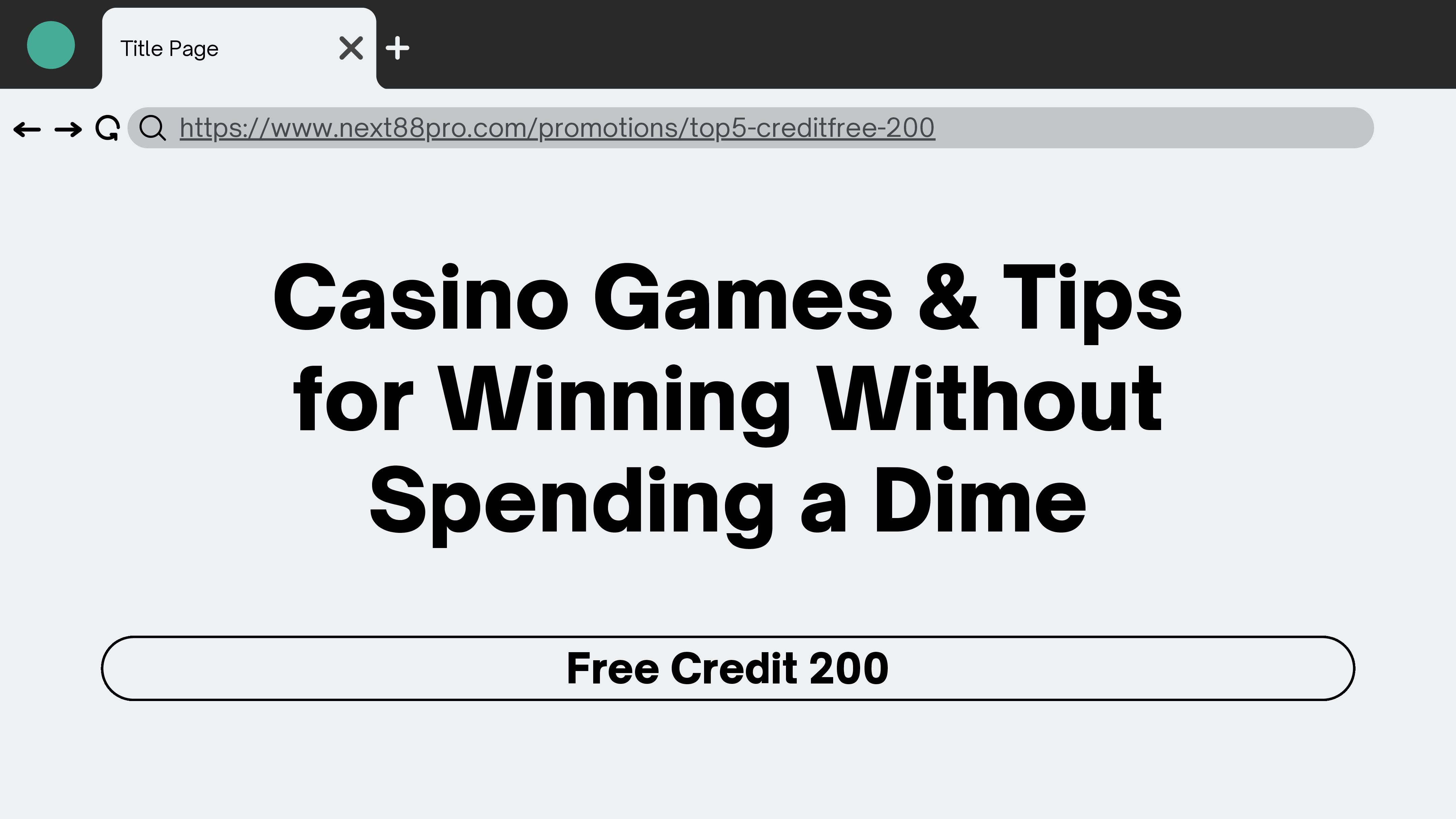 Casino Games & Tips for Winning Without Spending a Dime — Postimages