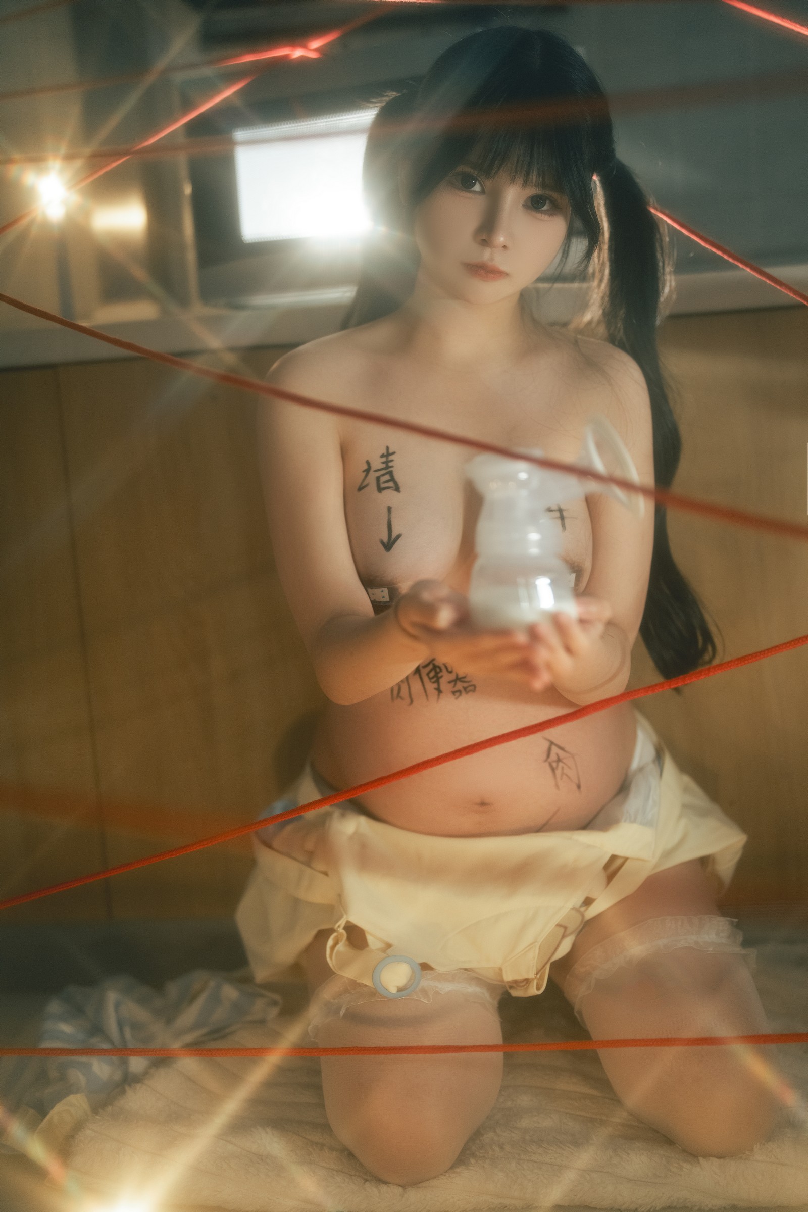 rua阮阮 × 小九酱 奶牛主题 双人写真合集｜互动私房摄影（50P｜582MB）插图6